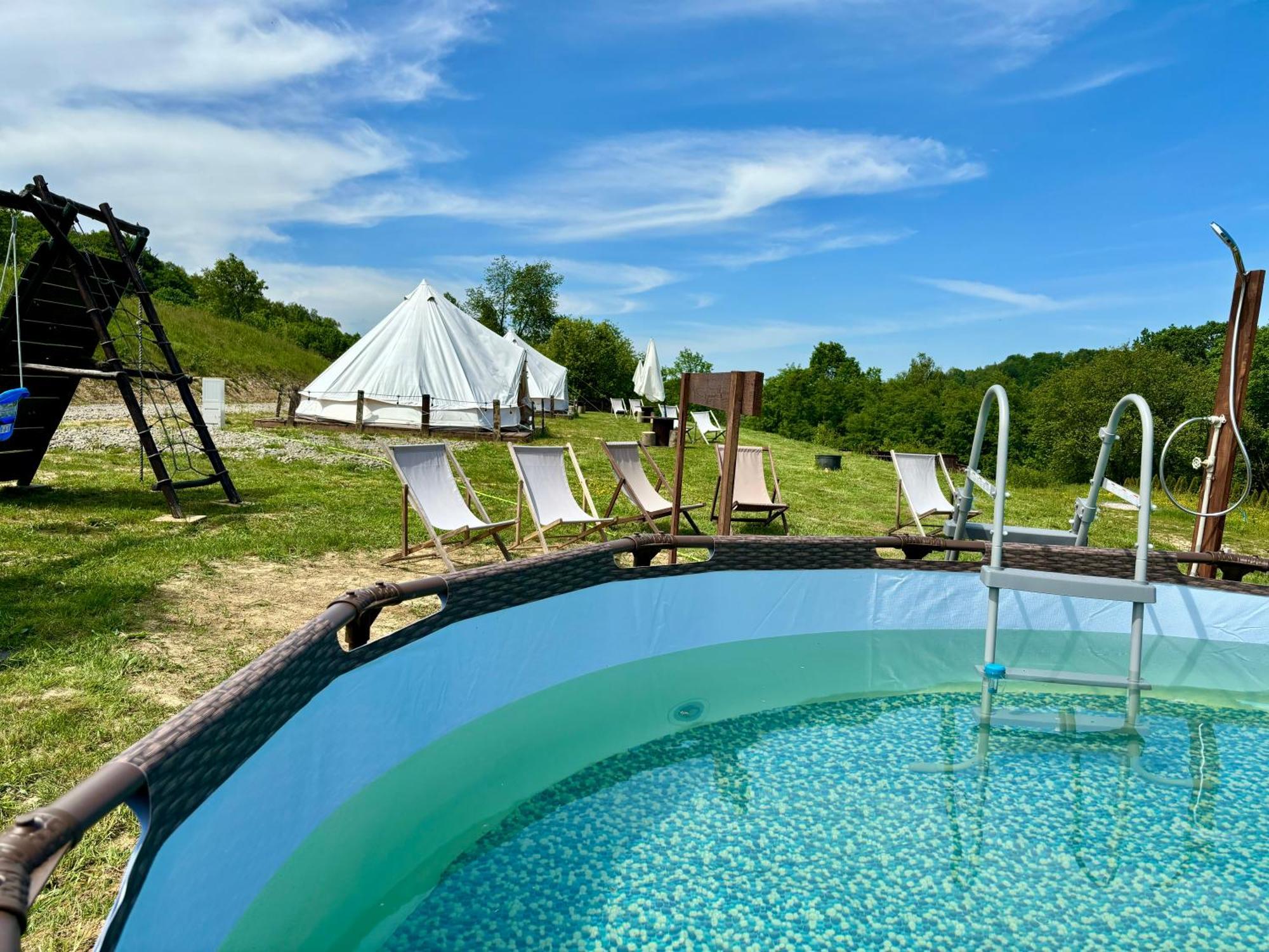 Hotel Glamping Bieszczady Z Jacuzzi I Basenem Solina  Exterior foto