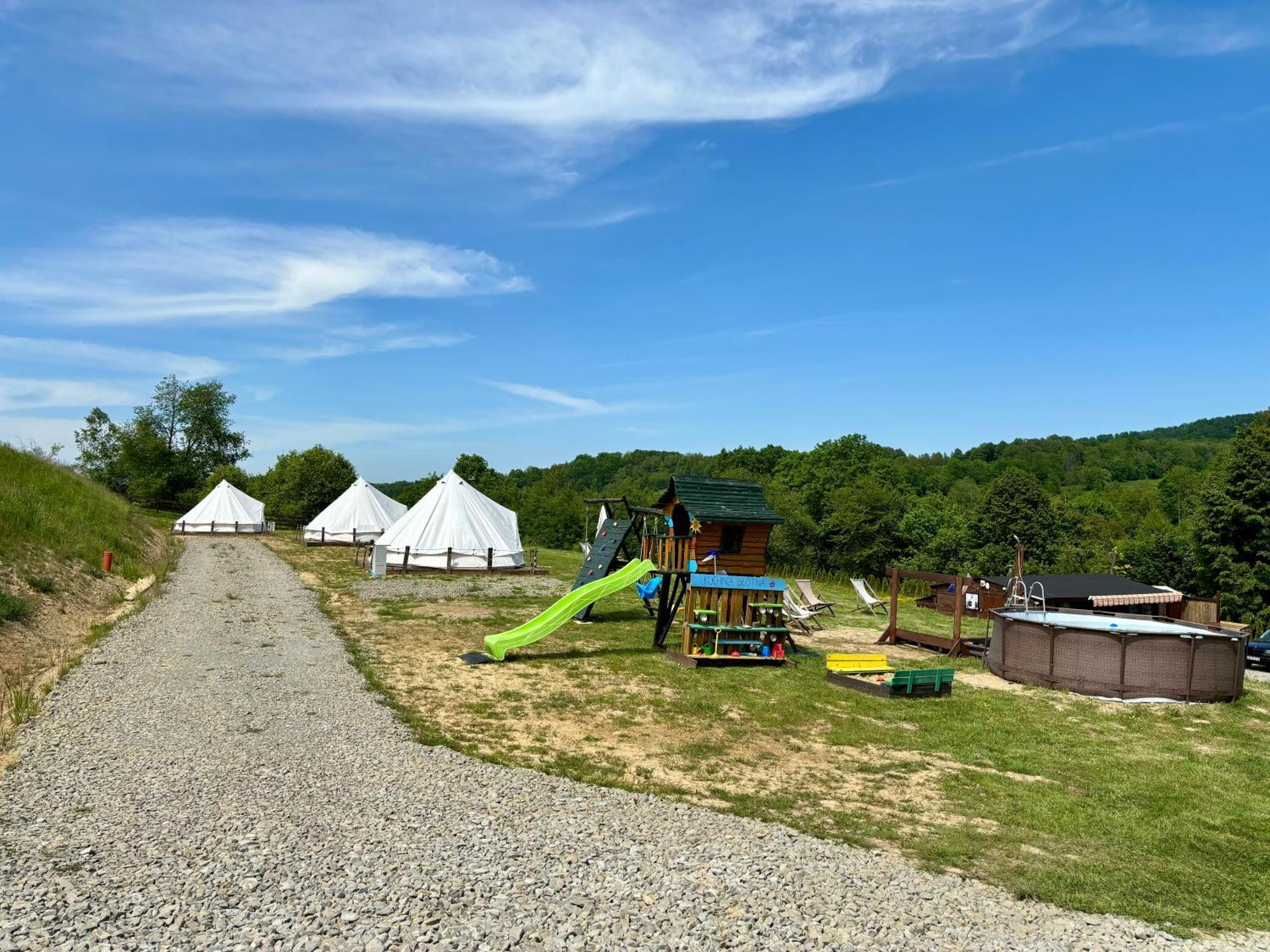 Hotel Glamping Bieszczady Z Jacuzzi I Basenem Solina  Exterior foto