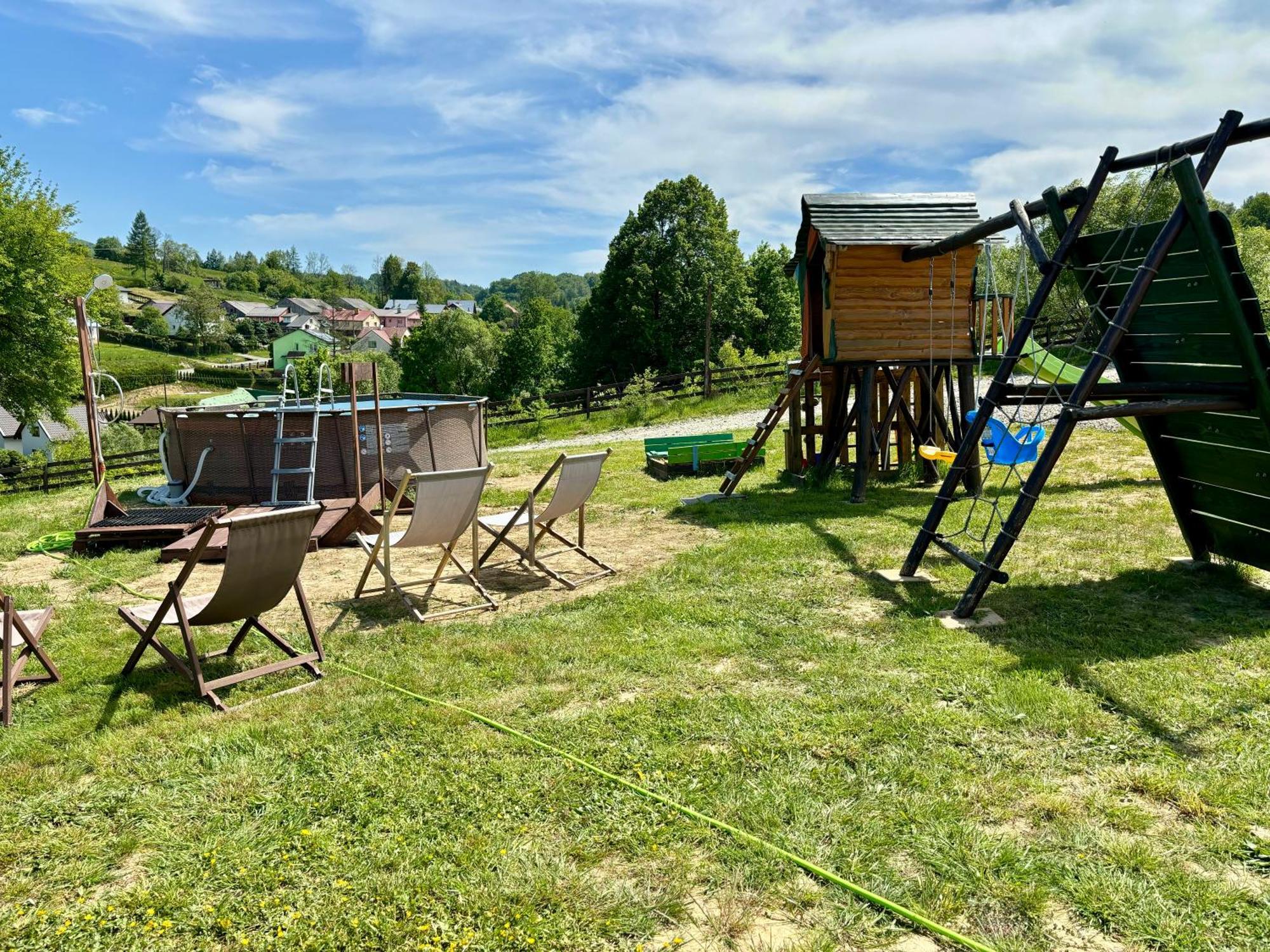 Hotel Glamping Bieszczady Z Jacuzzi I Basenem Solina  Exterior foto