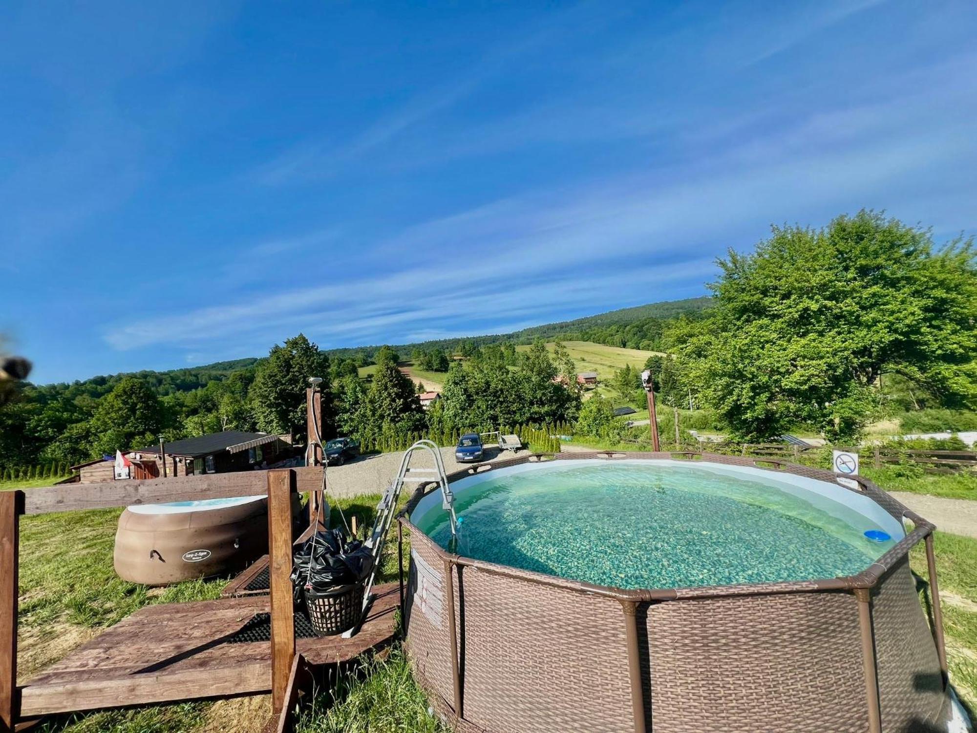 Hotel Glamping Bieszczady Z Jacuzzi I Basenem Solina  Exterior foto